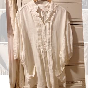 White Free People Tunic